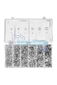 Набор гаек Сибртех М3, М4, М5, М6, М8, М10, 600 предметов