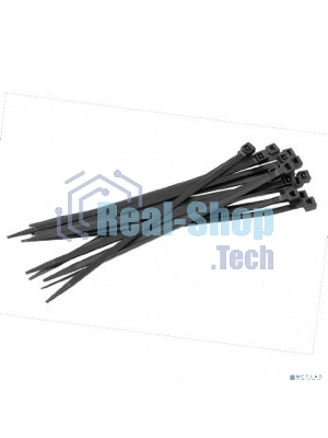 Хомут кабельный 4.8х400 нейл. черн. (уп.100шт) EKF plc-cb-4.8x400