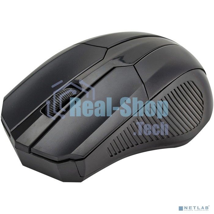 Мышь беспроводная ExeGate SR-9034 черный, 1600 dpi, радиоканал, USB, кнопки - 4