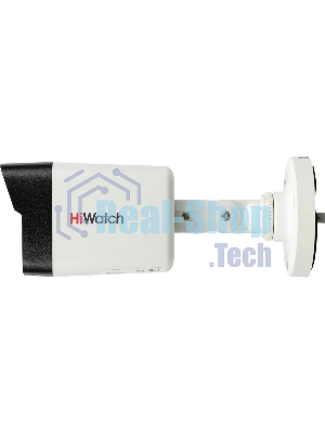 Камера HiWatch IP 2Мп уличная цилиндрическая, EXIR ИК 30м, 1/2.9 CMOS, 1920х1080@25к/с, объектив 2.8мм, угол 104, мех ИК-фильтр; 0.01Лк@F2.0, H.265/H.265+/H.264/H.264+/MJPEG ROI, коридорный режим, DWDR, 3D DNR, BLC, Smart ИК, обнаружение движения 2.0, IP67, -40...+60C, DC12В/PoE, 6.5Вт
