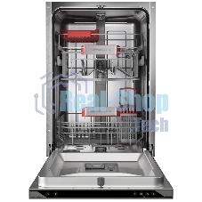 Встраиваемая посудомоечная машина Kuppersberg, High-Tech, 45 см, 10 комплектов, 3 корзины, 7 программ, конденсационная сушка, автоматическое открывание двери, LED подсветка, кнопочное управление, энергоэффективность А+++