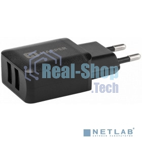 Сетевое зарядное устройство Harper WCH-8220 черный 2xUSB 2.4A