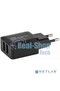 Сетевое зарядное устройство Harper WCH-8220 черный 2xUSB 2.4A