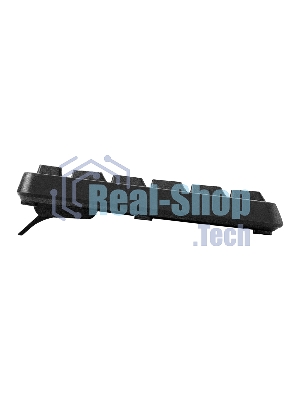 Клавиатура проводная ExeGate EX298364RUS Smart K120 (USB, полноразмерная, влагозащищенная, 104кл., Enter большой, длина кабеля 1,6м, черная, RTL)