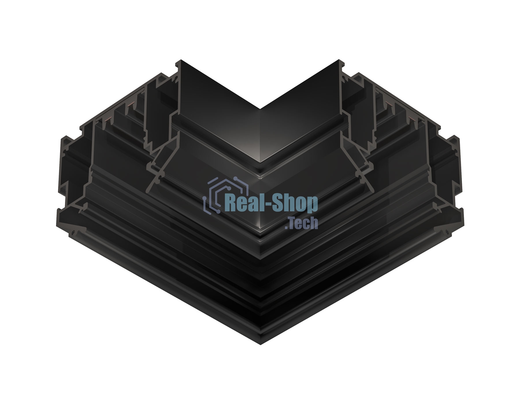 Коннектор угловой 90° для шинопровода GL1049 BK черный 220V 90*90