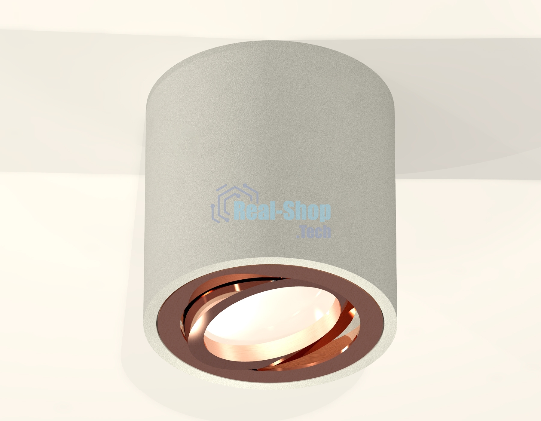 Светильник Ambrella Light XS7533005 SGR/PPG серый песок/золото розовое полированное MR16 GU5.3 (C7533, N7005)