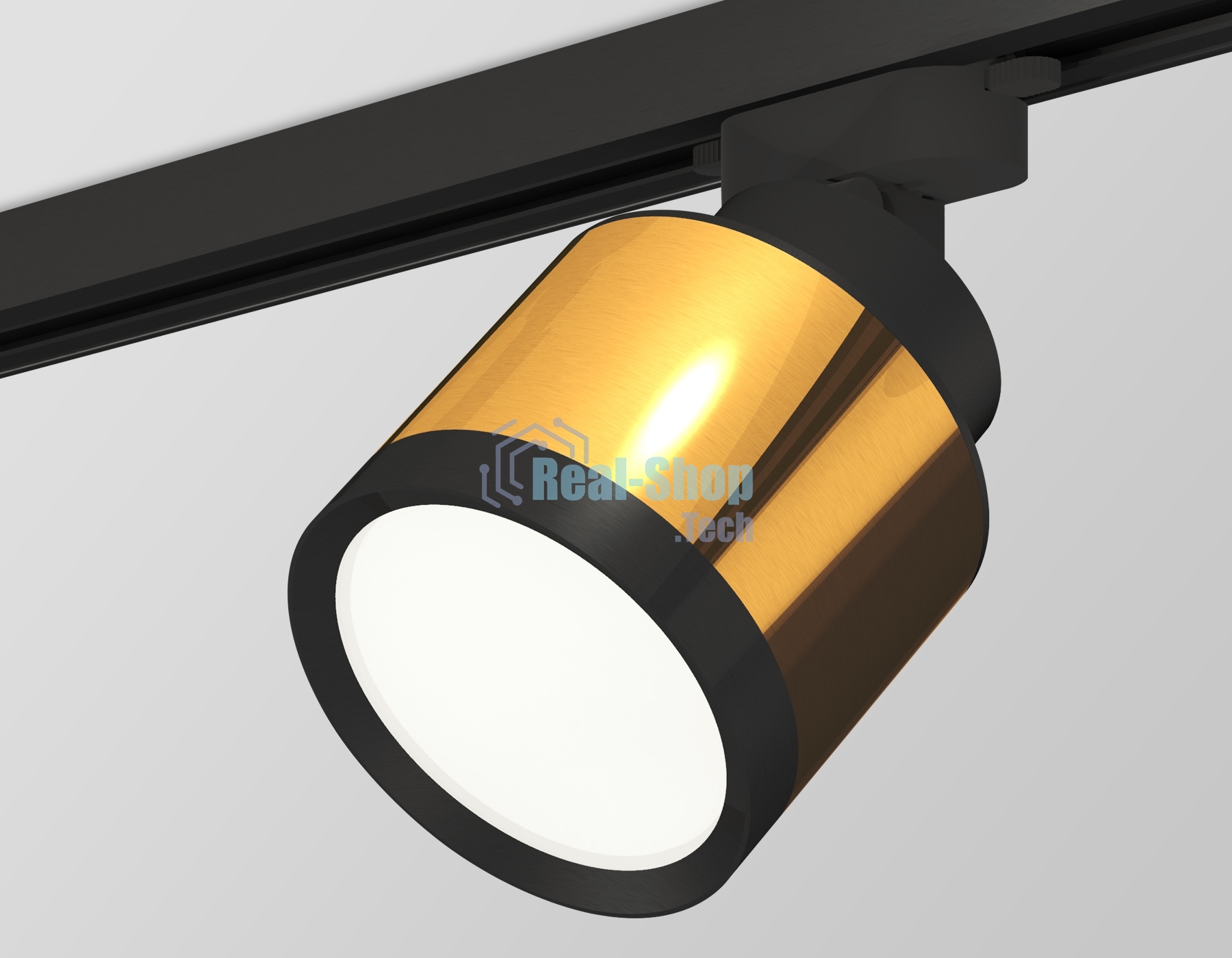 Светильник Ambrella light XT8121001 PYG/SBK/PBK золото желтое полированное/черный песок/черный полированный GX53