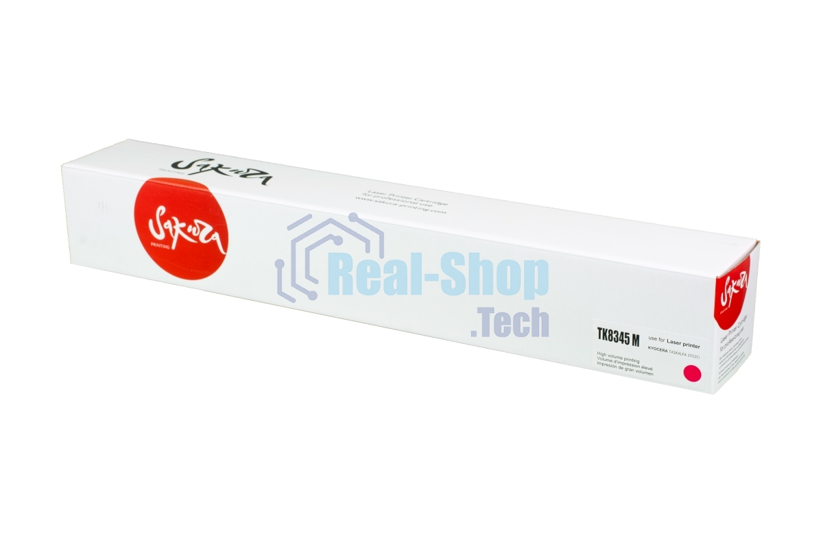 Картридж Sakura TK8345M для Kyocera TASKalfa 2552ci, пурпурный, 12 000  к.
