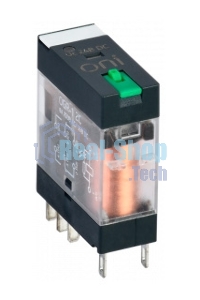 Реле общего назначения OGR-1 2C 24В DC с LED и тест. кнопкой ONI OGR-1-2C-DC24V-L-B