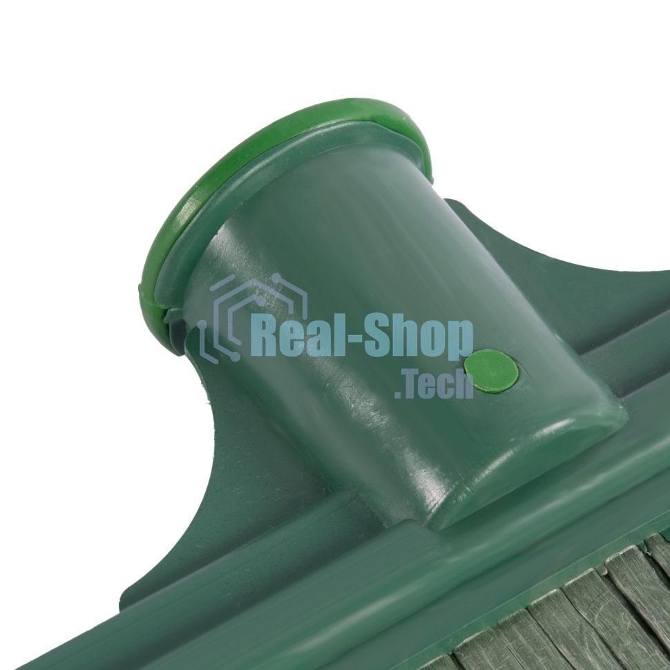 Метла полипропиленовая Сибртех, 270х260 мм, плоская распушенная, без черенка