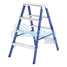 Стремянка Сибртех двусторонняя 4ст стальная