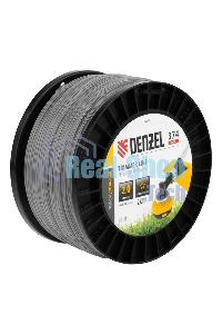 Леска для триммера Denzel двухкомпонентная звезда, 2,0мм х 374м, на DIN катушке EXTRA CORD