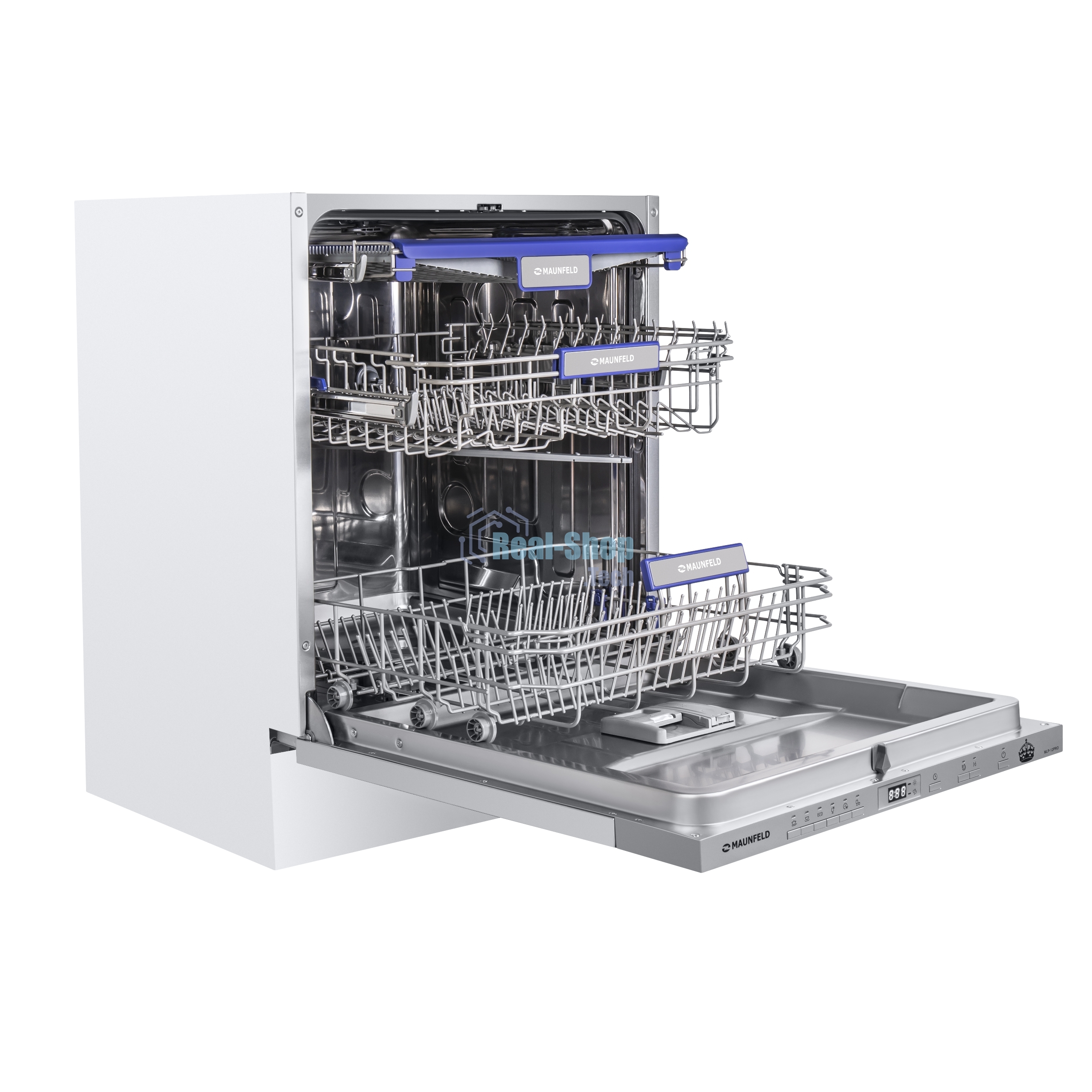 Встраиваемая посудомоечная машина Maunfeld MLP-12PRO, серебристый, 59.8 см, 14 компл., 47 дБ, класс A+++