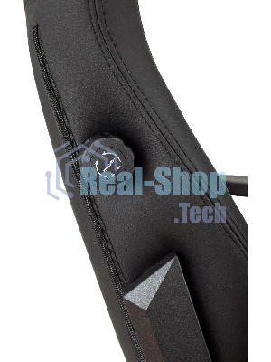 Кресло Knight Craft черный, экокожа, 120 кг, механизм качания