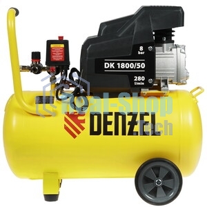 Компрессор воздушный Denzel DK1800/50,Х-PRO (58068) 1,8 кВт, 280л/мин, 50л