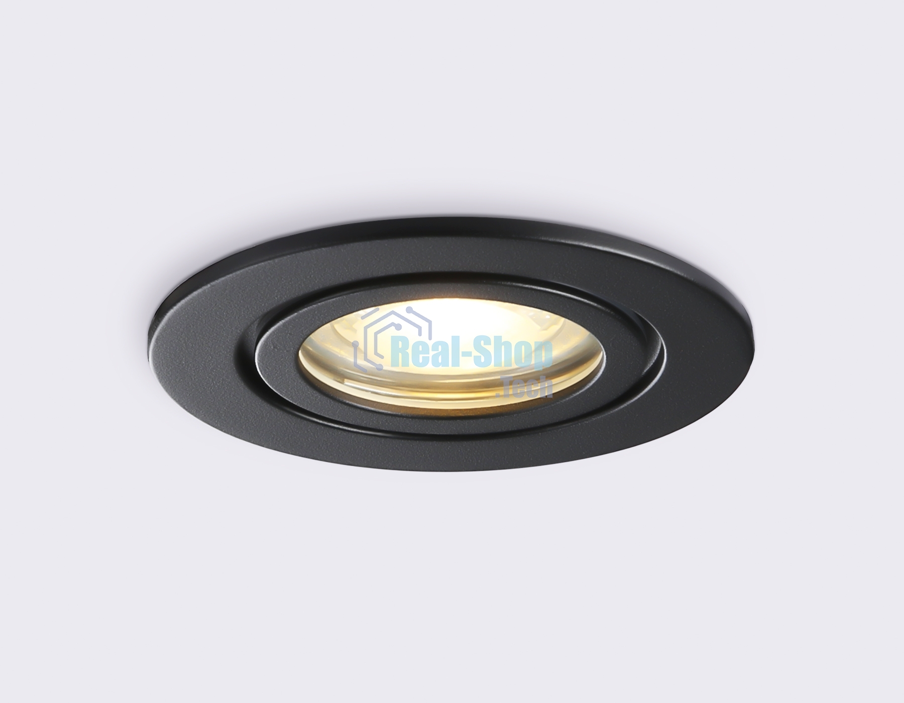 Светильник Ambrella light TN1151 BK черный IP44 GU5.3 D85*28