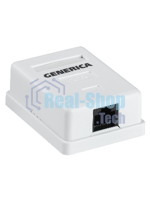 Розетка ITK GENERICA CS2-1C5EU-12-G настенная 49.2x65.5x25.2мм RJ45 ABS белый (упак.:1шт)