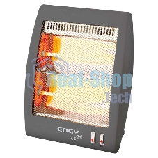 Обогреватель кварцевый Engy EN-505 mini, серый, 800 Вт, 8 м2, термостат