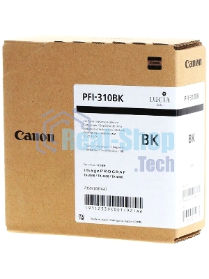 Картридж струйный Canon PFI-310 BK 2359C001 черный (330мл) для Canon TX-2000/TX-3000/TX-4000