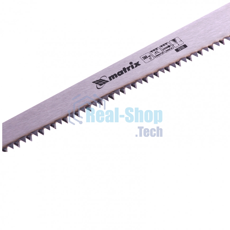 Ножовка по дереву Matrix выкружная, 300 мм, каленый зуб, двухкомпонентная рукоятка