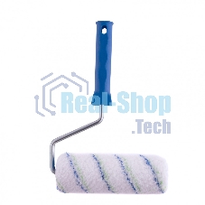 Валик Сибртех Водные краски, 180 мм, ворс 12 мм, D - 48 мм, D ручки - 8 мм, полиэстер