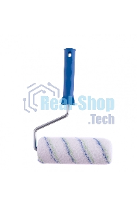 Валик Сибртех Водные краски, 180 мм, ворс 12 мм, D - 48 мм, D ручки - 8 мм, полиэстер