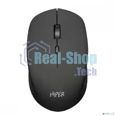 Мышь беспроводная HIPER HOMW-091 черный, 1600 dpi, радиоканал, USB, кнопки - 4