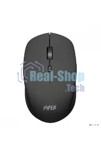 Мышь беспроводная HIPER HOMW-091 черный, 1600 dpi, радиоканал, USB, кнопки - 4