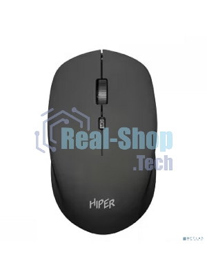 Мышь беспроводная HIPER HOMW-091 черный, 1600 dpi, радиоканал, USB, кнопки - 4