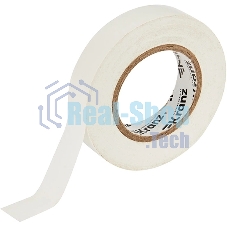 Изолента ПВХ Kranz 0.13х15 мм, 25 м, белая (5 шт./уп.)
