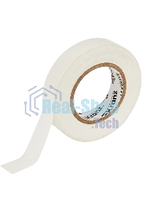 Изолента ПВХ Kranz 0.13х15 мм, 25 м, белая (5 шт./уп.)