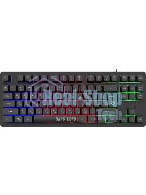 Клавиатура проводная Defender Dark Lord GK-580, USB, черный