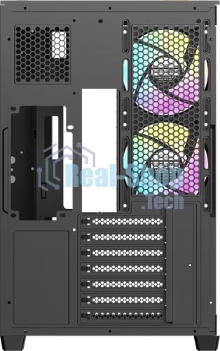 Корпус Ocypus Delta C74 ARGB Black, Midi-Tower, чёрный, 2 x 120 мм