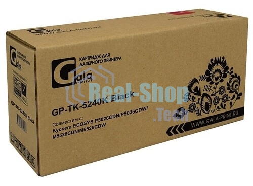 Тонер-туба GalaPrint GP-TK-5240K для принтеров Kyocera ECOSYS P5026CDN/P5026CDW/M5526CDN/M5526CDW черный 4000 копий