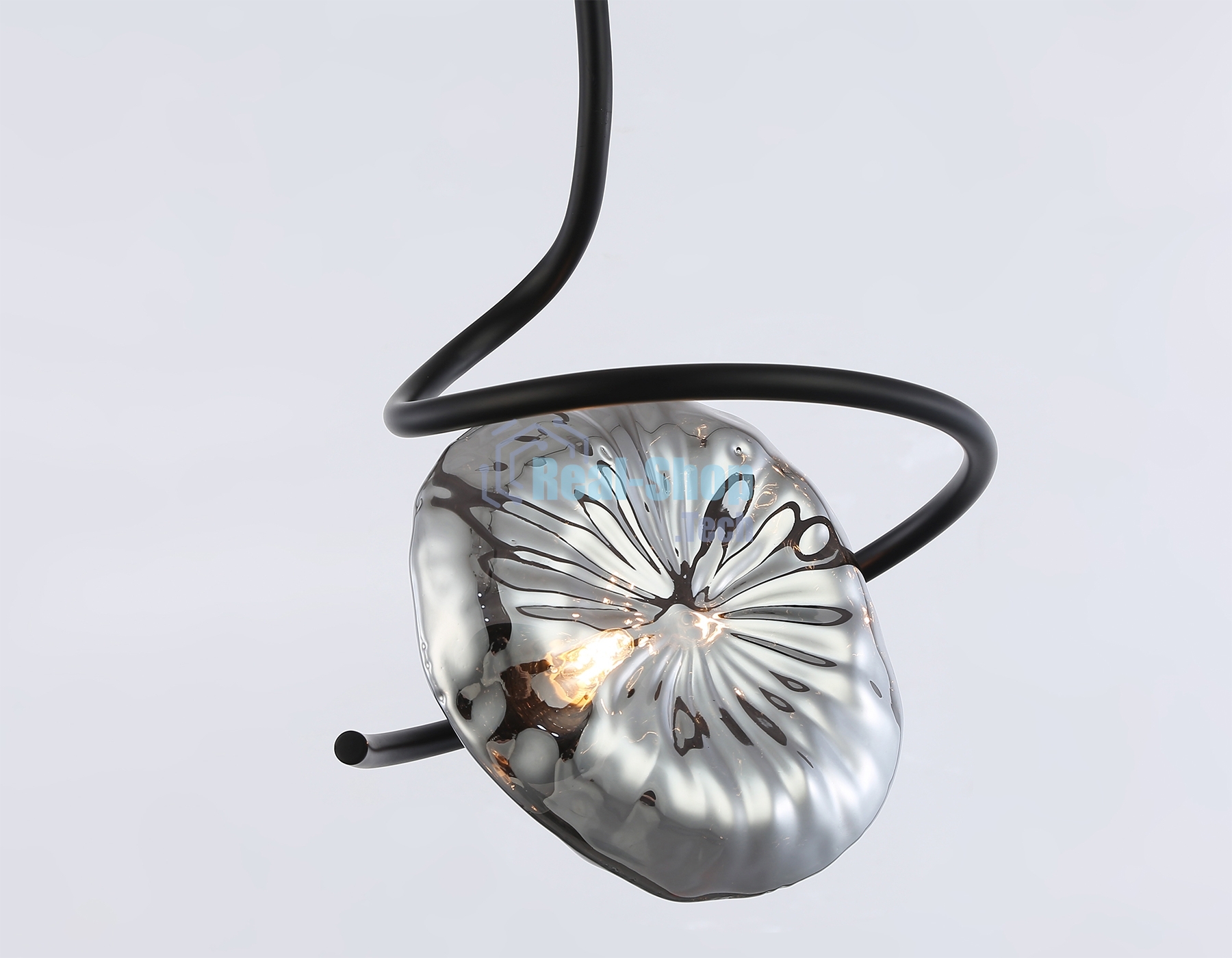 Светильник Ambrella light LH15001 BK/SM черный/дымчатый G9 max 40W D190*1400