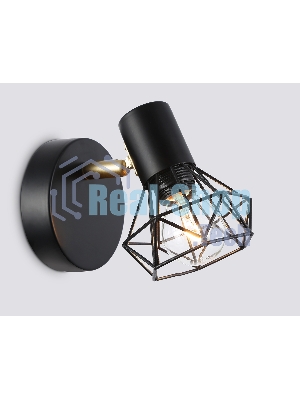 Светильник Ambrella light TR8655 BK/GD черный/золото E14 max 60W 170*100*140