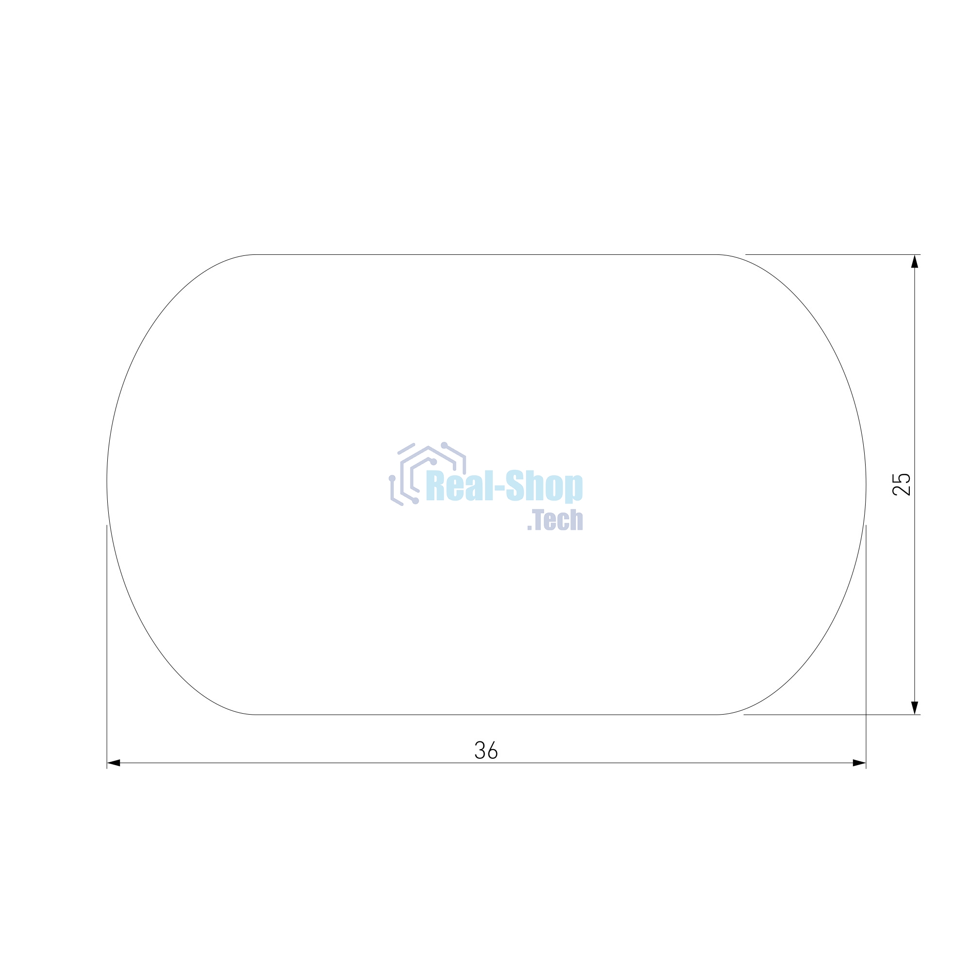 Slim Magnetic Заглушка для шинопровода Round (черный) (2шт) 85134/00