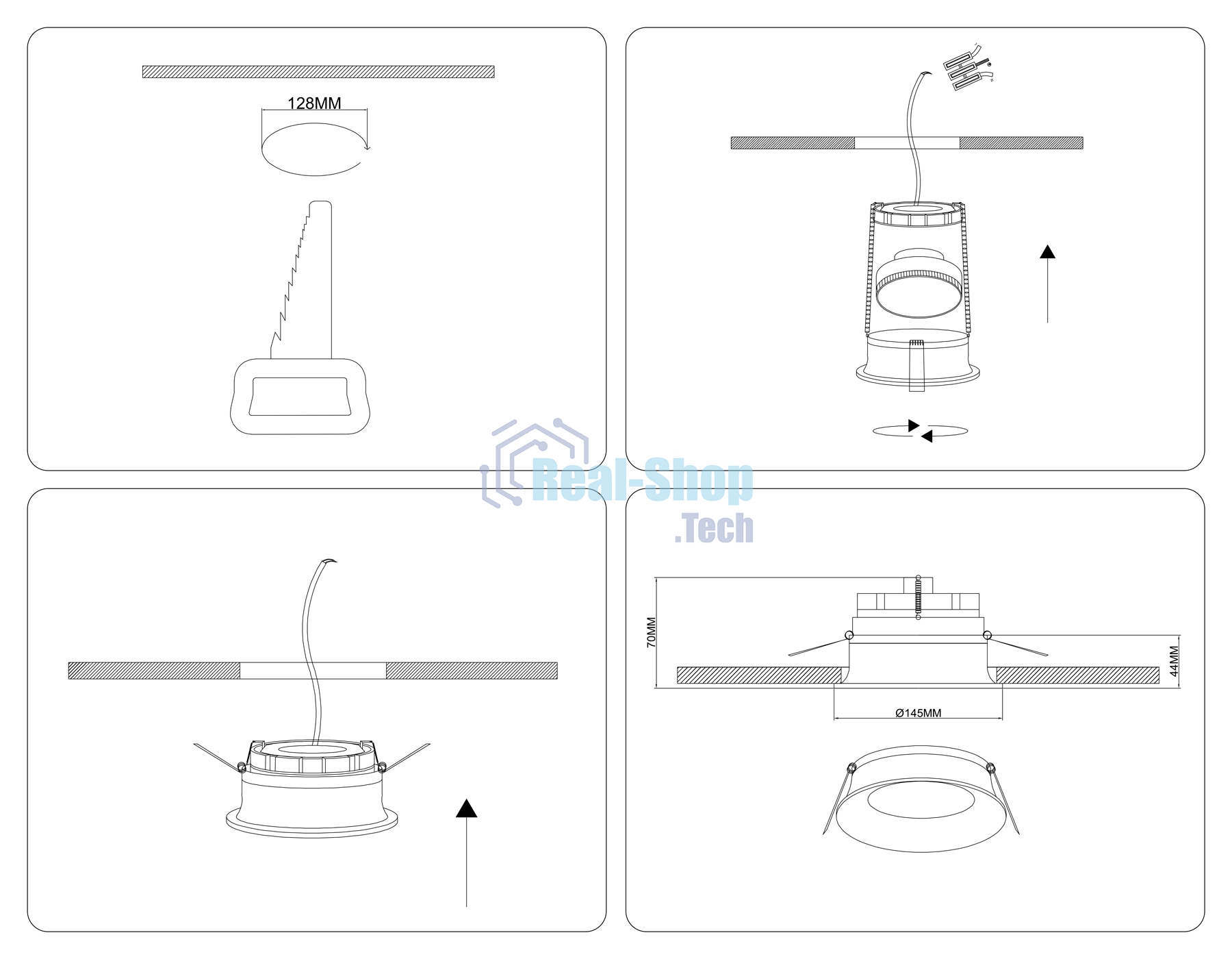 TU51812 GD золото GX70 max 20W D145*44
