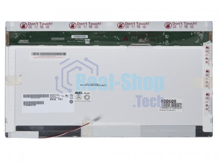 Матрица 15.6 Glare B156XW01 V.0, WXGA HD 1366x768, 30L, 1 лампа (1 CCFL), AU Optronics