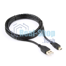 Кабель Gembird PRO CCP-USB2-AM5P-6 USB 2.0 кабель для соед. 1.8м А-miniB (5 pin) позол.конт., пакет