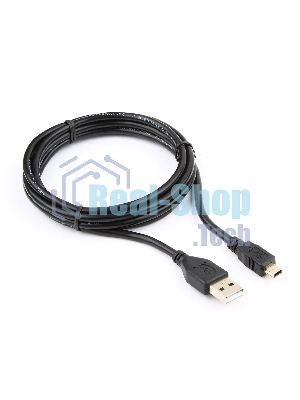 Кабель Gembird PRO CCP-USB2-AM5P-6 USB 2.0 кабель для соед. 1.8м А-miniB (5 pin) позол.конт., пакет