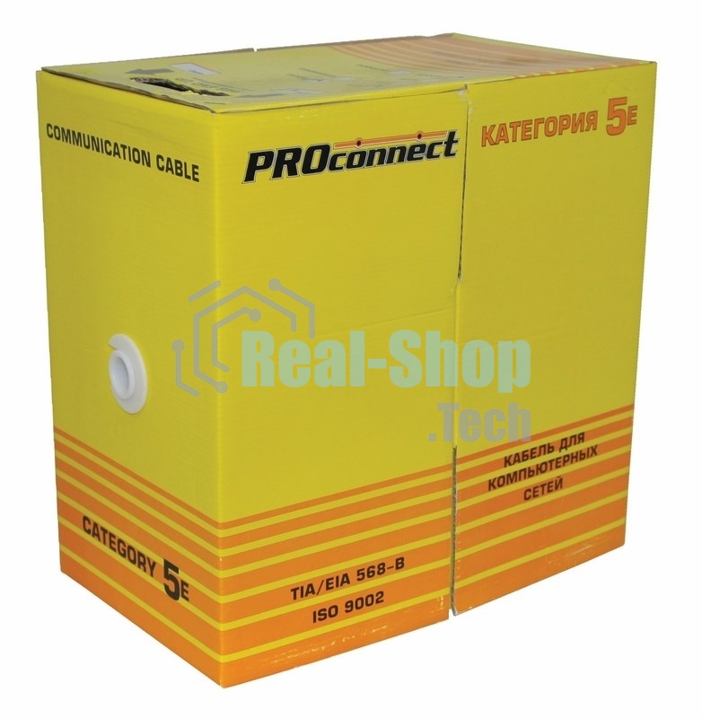 Кабель Proconnect (01-0045-3) Кабель UTP CAT5 4 пары (305м) 0.51мм OUTDOOR CCA