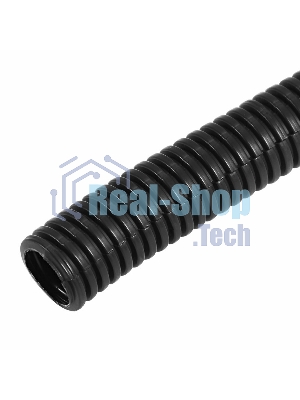 Труба автомобильная гофрированная ПП, Ø19.2 мм, разрезная, бухта 50 м/уп.