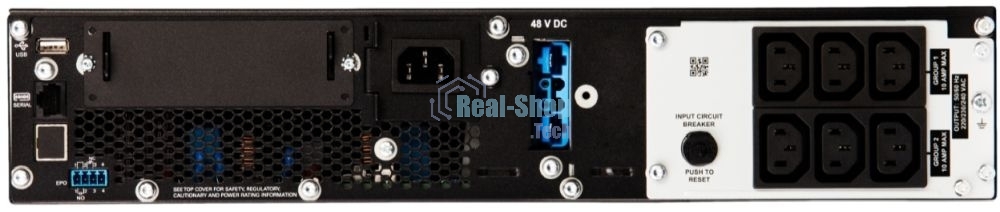 Источник бесперебойного питания APC Smart-UPS SRT SRT1000RMXLI / 1000ВA / 1000Вт / 6xIEC320 С13