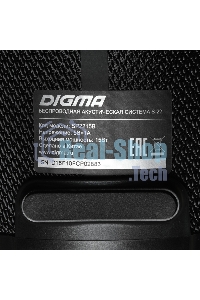 Колонка портативная Digma S-22 черный 15W 1.0 BT 1500mAh (SP2215B)
