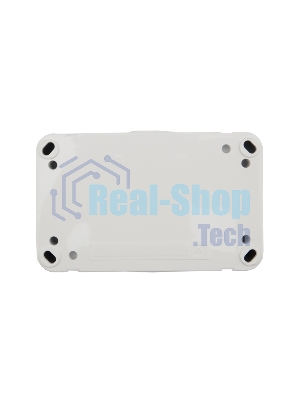 Блок из 2 розеток горизонтальный Kranz Mini OG открытой установки с заземлением, керамика, IP54 белый