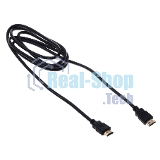 Кабель аудио-видео Buro HDMI (m)/HDMI (m) 1.8м. феррит.кольца позолоченные контакты черный BHP RET HDMI18