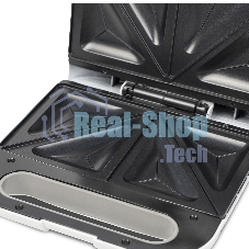 Сэндвич-тостер Galaxy Line GL 2962, белый, с несъемными пластинами, 800 Вт, индикаторы нагрева и сети, антипригарное покрытие рабочей поверхности, теплоизолированный корпус, прорезиненные ножки, препятствующие скольжению