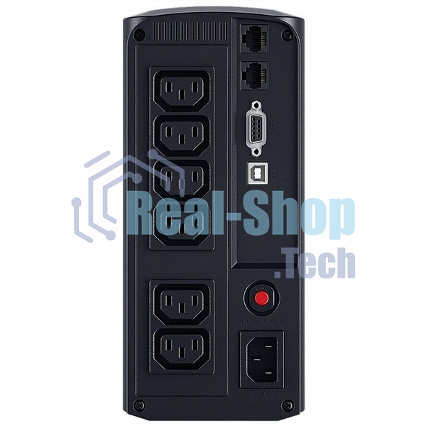 Источник бесперебойного питания UPS CyberPower VP1000EILCD Line-Interactive 1000VA/550W USB/RS-232/RJ11/45 (6 IEC С13)