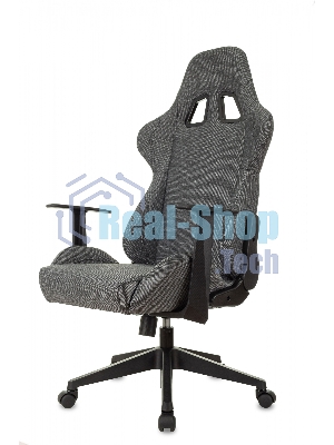 Кресло Zombie Neo 3C1 серый, экокожа, 120 кг, механизм качания